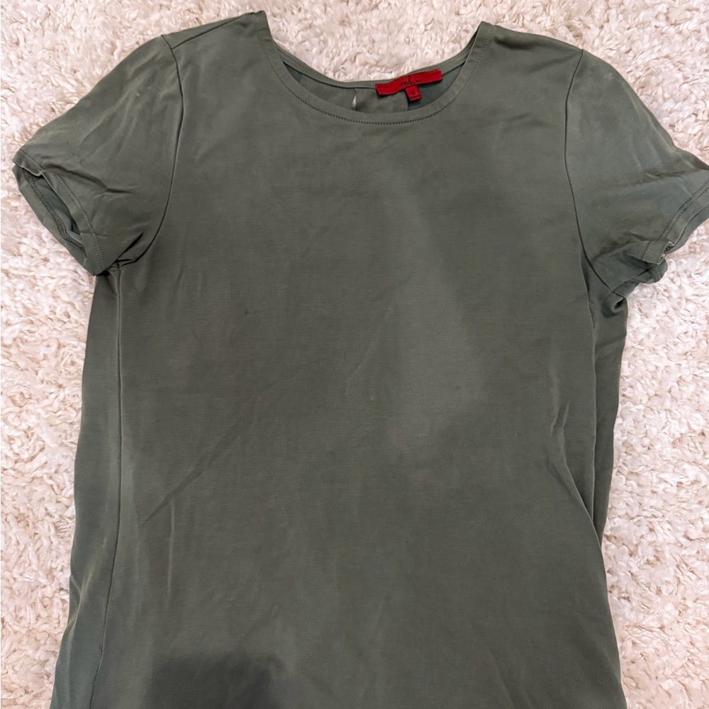 Classic Olive Green Women's Blouse